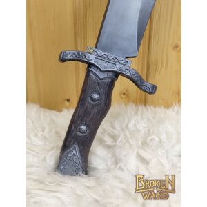 Wooden Bowie (Straight blade Silver)